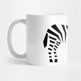BIG Zebra (transparent, light only) Mug